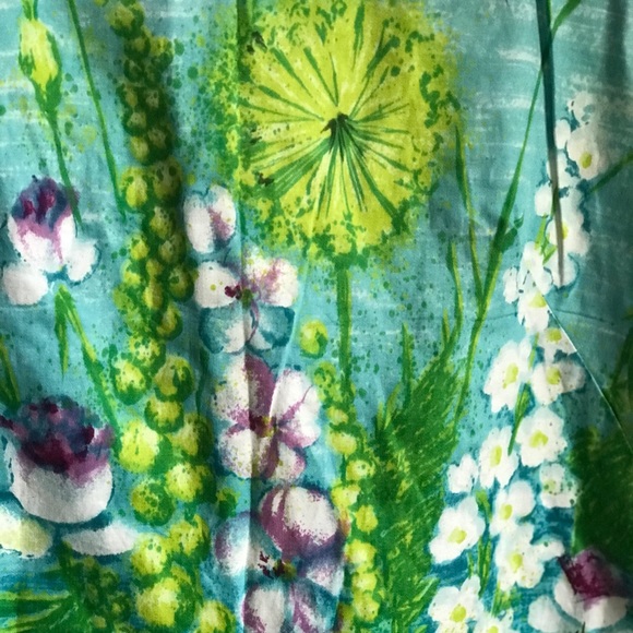 Vintage beautiful floral shift dress - Picture 6 of 11